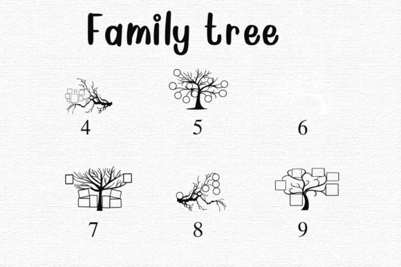 Family Tree by Nongyao — Dingbats Font — thumbnail 4