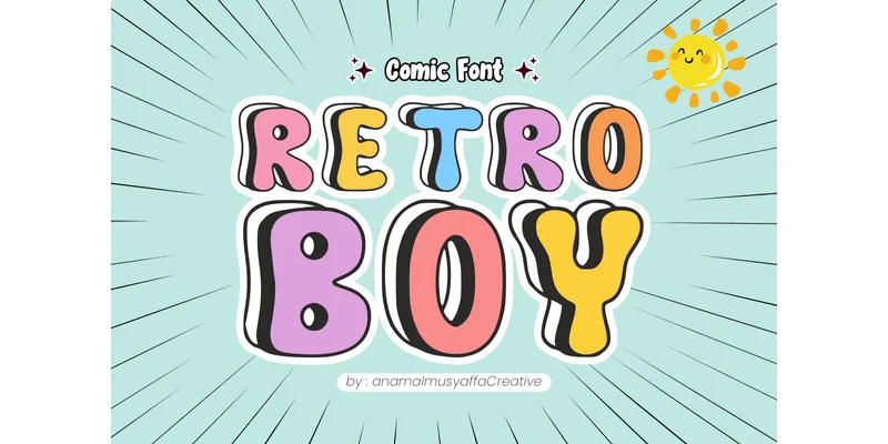 Fancyboy Regular Font by anamalmusyaffaCreative by anamalmusyaffaCreative — Display Font — thumbnail 2