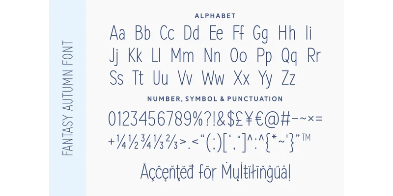 Fantasy Autumn Font by Eightde — Sans Serif Font — thumbnail 6