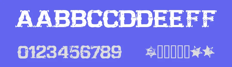 CF Far West by Cloutierfontes — Decorative Font — thumbnail 3