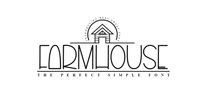 Farmhouse Font by PAYJHOshop — Sans Serif Font