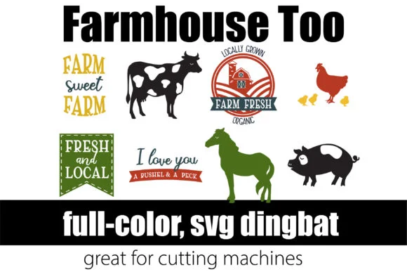 Farmhouse Too by Illustration Ink — Color Fonts Font