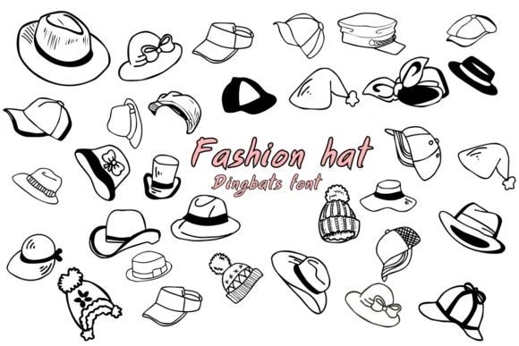 Fashion Hat by Nongyao — Dingbats Font