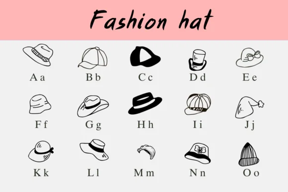 Fashion Hat by Nongyao — Dingbats Font — thumbnail 2