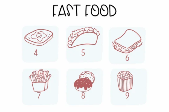 Fast Food by Sirinart — Dingbats Font — thumbnail 4