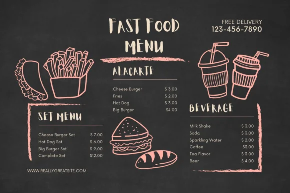 Fast Food by Sirinart — Dingbats Font — thumbnail 5