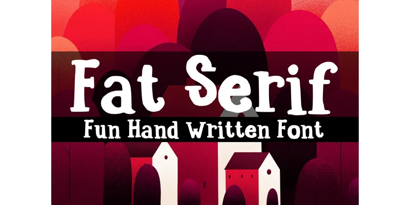 Fat Serif Font by MVMET โ Serif Font