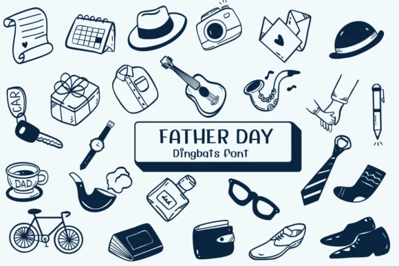 Father Day by Ketsarin — Dingbats Font