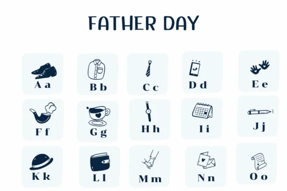 Father Day by Ketsarin — Dingbats Font — thumbnail 2