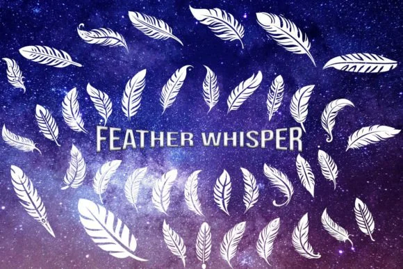 Feather Whisper by MOMAT THIRTYONE — Dingbats Font
