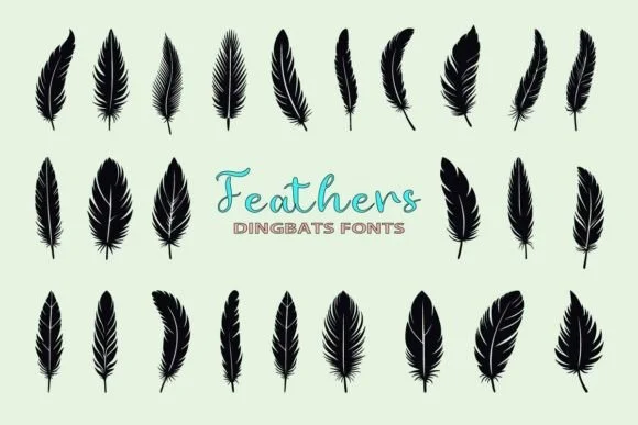Feathers by Eystore — Dingbats Font