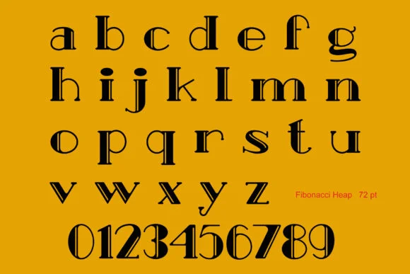 Fibonacci Heap by erlosDESIGN — Slab Serif Font — thumbnail 8