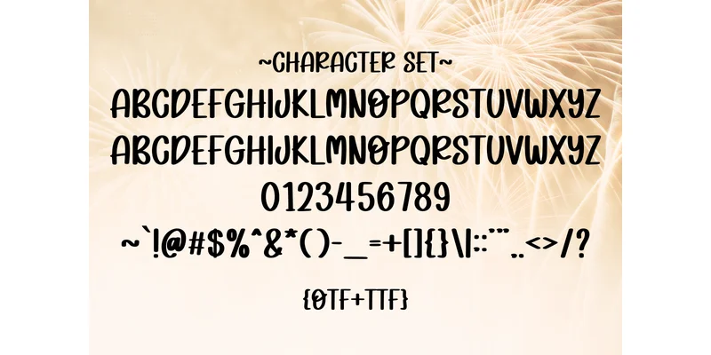 Firework Fairy Font by SiapGraph — Sans Serif Font — thumbnail 3