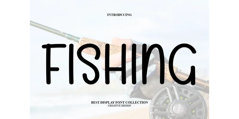 Fishing Font by PAYJHOshop — Sans Serif Font