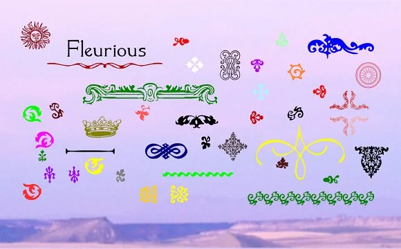 Fleurious by Proportional Lime — Dingbats Font — thumbnail 2