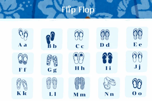 Flip Flop by Ketsarin — Dingbats Font — thumbnail 2