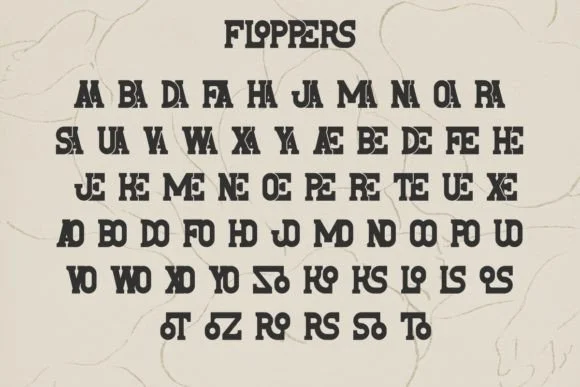 Floppers by NoahType — Slab Serif Font — thumbnail 6