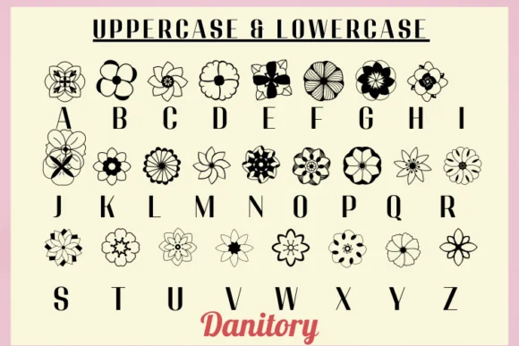 Flora by danita.kukkai — Dingbats Font — thumbnail 2
