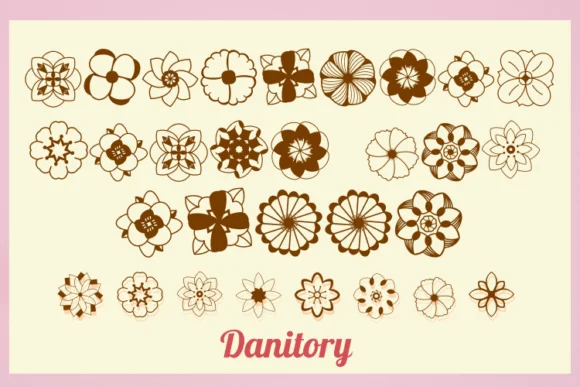 Flora by danita.kukkai — Dingbats Font — thumbnail 3