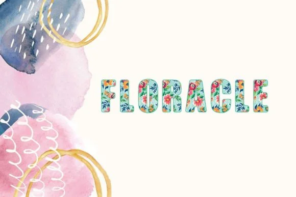 Floracle by Zmapist — Color Fonts Font