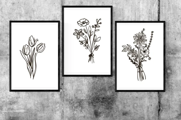 Floral Bouquet by Nongyao — Dingbats Font — thumbnail 6