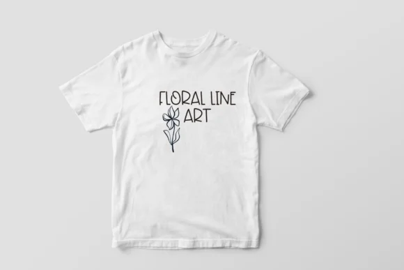 Floral Line Art by Sirinart — Dingbats Font — thumbnail 7