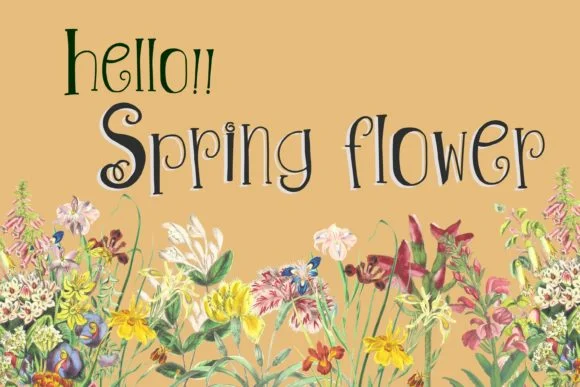 Floral Sunshine by PJ Fonttein — Slab Serif Font — thumbnail 4