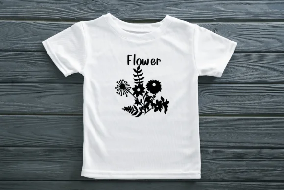 Flower and Leaves by Nongyao — Dingbats Font — thumbnail 5