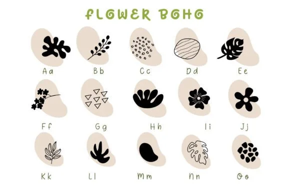 Flower Boho by Pui Art — Dingbats Font — thumbnail 2