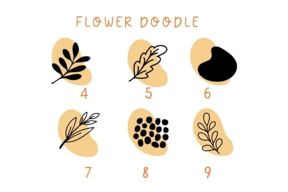 Flower Doodle by Pui Art — Dingbats Font — thumbnail 4