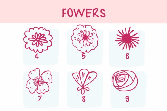 Flowers by Sirinart — Dingbats Font — thumbnail 4
