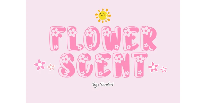 Flowerscent Regular Font by TaralArt by TaralArt — Decorative Font