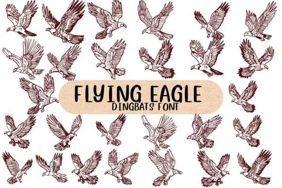 Flying Eagle by Nongyao — Dingbats Font