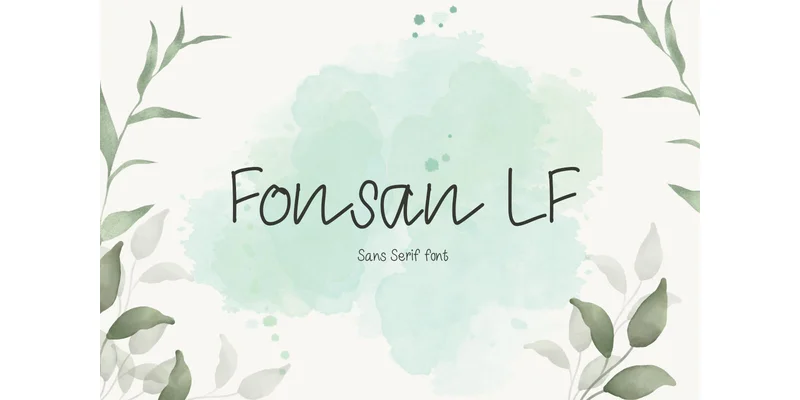 Fonsan Lf Font by TanoiCartoonist — Sans Serif Font
