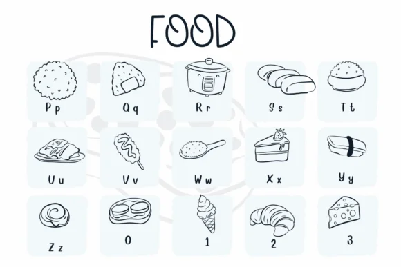 Food by Sirinart — Dingbats Font — thumbnail 3