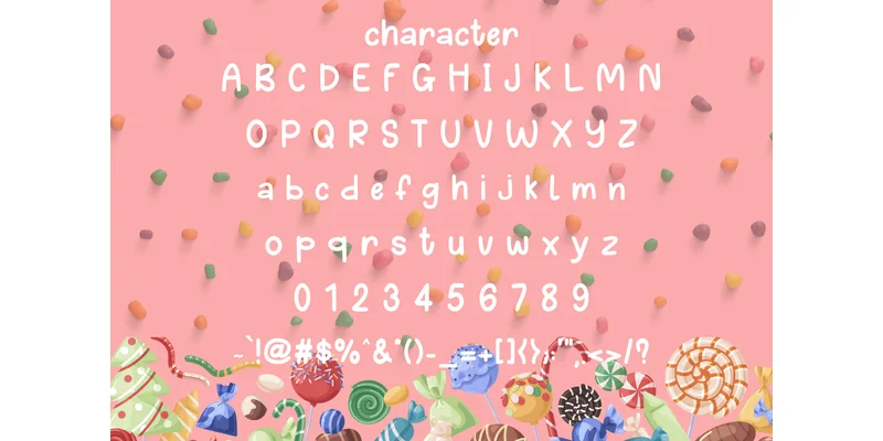 Food Sweets Font by CraftedType Studio — Sans Serif Font — thumbnail 6