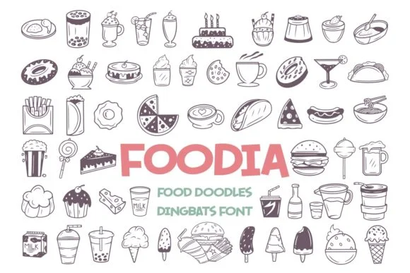 Foodia by Dito (7NTypes) — Dingbats Font
