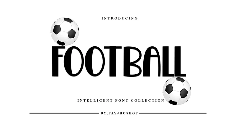 Football Font by PAYJHOshop — Sans Serif Font