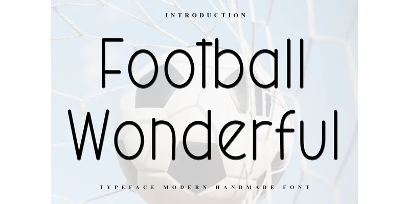 Football Wonderful Font by Inermedia STUDIO — Sans Serif Font