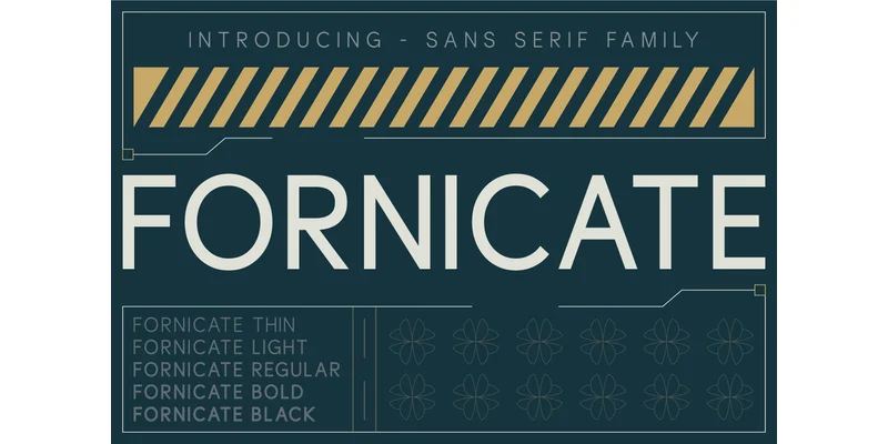Fornicate Font by Nan Design — Sans Serif Font