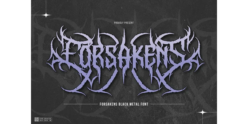 Forsakens Font by Denustudios by Denustudios — Blackletter Font