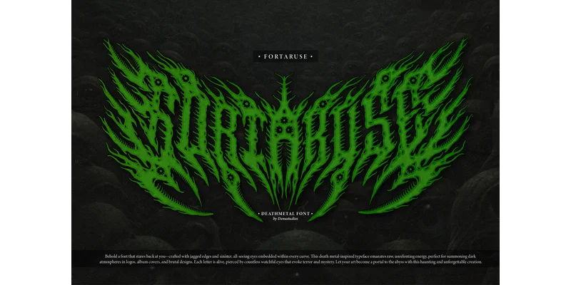 Fortaruse Font by Denustudios by Denustudios — Blackletter Font