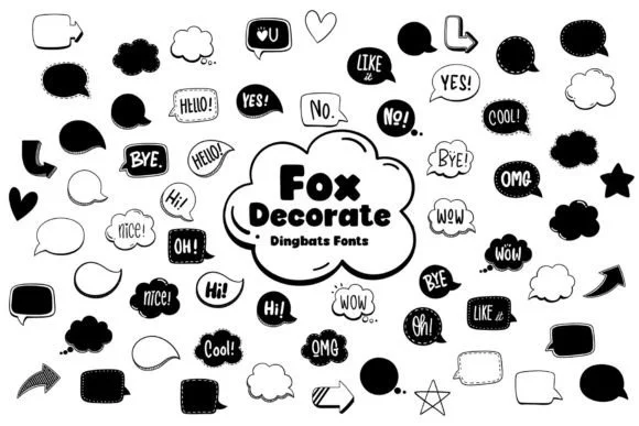 Fox Decorate by Fox7 — Dingbats Font