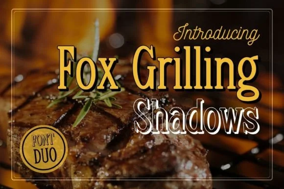 Fox Grilling by Fox7 — Slab Serif Font
