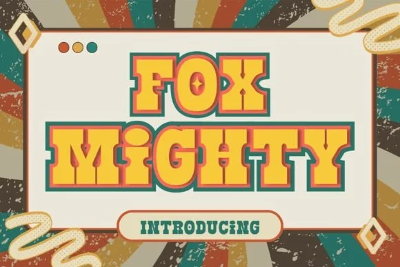 Fox Mighty by Fox7 — Slab Serif Font