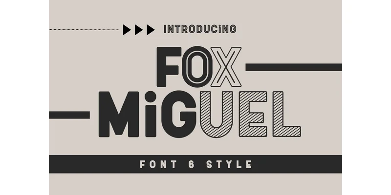Fox Miguel Font by Fox7 by Fox7 — Decorative Font