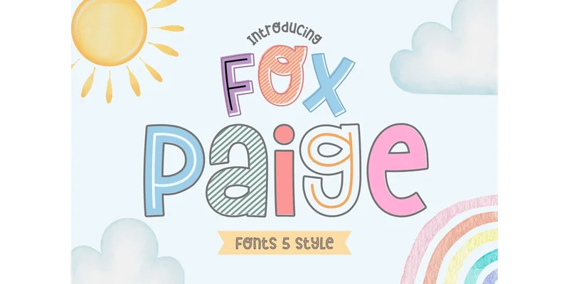 Fox Paige Font by Fox7 by Fox7 — Decorative Font