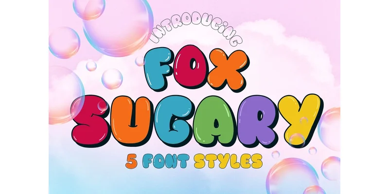 Fox Sugary Font by Fox7 by Fox7 — Decorative Font