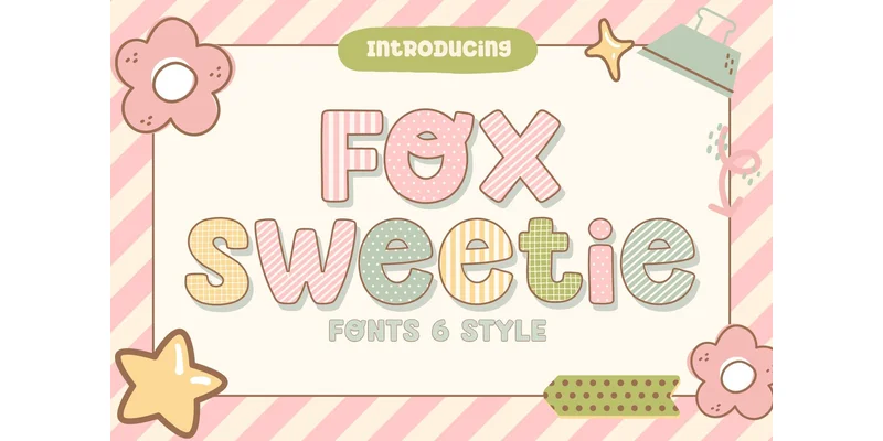 Fox Sweetie Font by Fox7 by Fox7 — Decorative Font