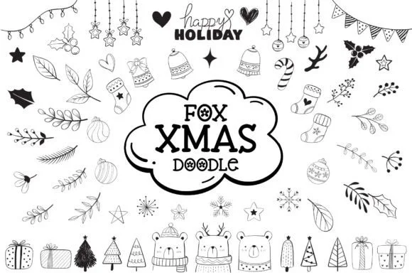 Fox Xmas Doodle by Fox7 — Dingbats Font